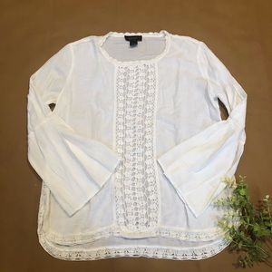 White Boho Blouse